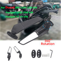 กระจกมองหลังสำหรับ Ducati 899 1199 1299 959 Panigale 1198 1098 848 Panigale V2 V4 V4S กระจกมองข้าง Rviseur Moto Rvisor