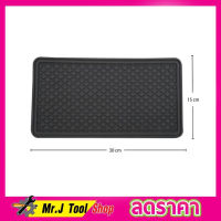 Anti Slip Mat แผ่นซิลิโคนยาง กันลื่น แผ่นวางมือถือ แผ่นวางโทรศัพ แผ่นกันลื่น ที่วางโทรศัพท์ ที่วางของ ที่วางของในรถ แผ่นวางมือถือรถ สีดำ T1881