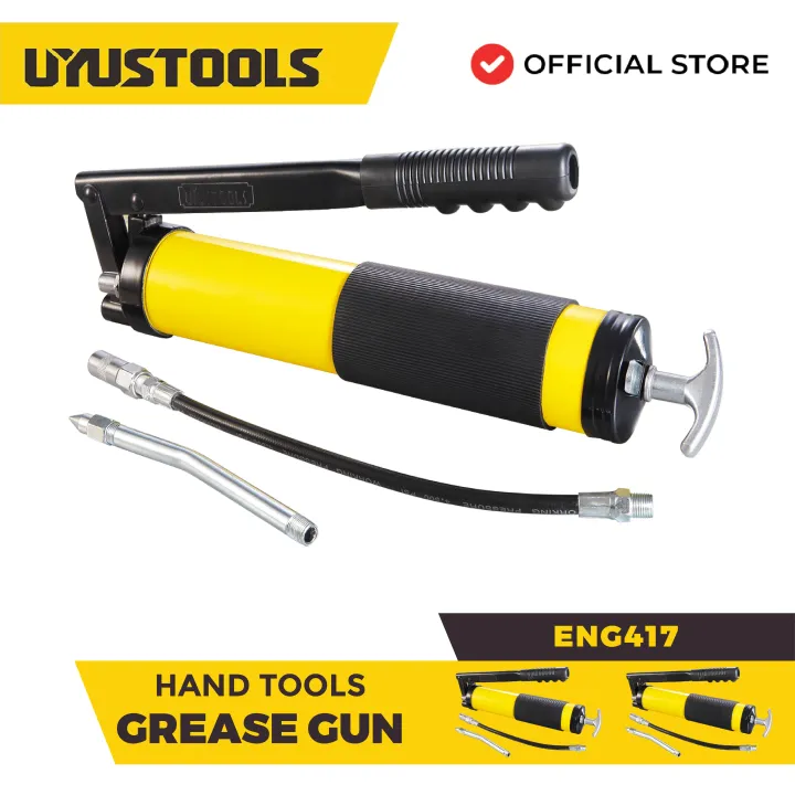 UYUSTOOLS ENG417 GERMAN TYPE GREASE GUN 500CC Heavy Duty Grease Gun