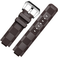 21x12 (interface) MM black blue brown waterproof rubber strap for TAMBOUR IN BLACK Tambour mens quartz watch strap