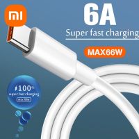 ?ปลา + Gratis Ongkir?สายเคเบิลความเร็วสูงชนิด C USB 6A Xiaomi เหมาะสำหรับสมาร์ทโฟนประเภท C ที่ชาร์จไฟรวดเร็ว USB USB สายชาร์จแบตเตอรี่สายข้อมูลเหมาะสำหรับสมาร์ทโฟนประเภท C