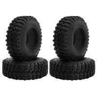 4PCS 106mm 1.9 Rubber Tire Wheel Tyres for 1/10 RC Crawler Car Traxxas TRX4 RC4WD D90 Axial SCX10 II III Redcat MST