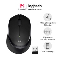 Chuột không dây Logitech M330 Silent Plus giảm ồn 90% - USB 2.4GHz thumbnail