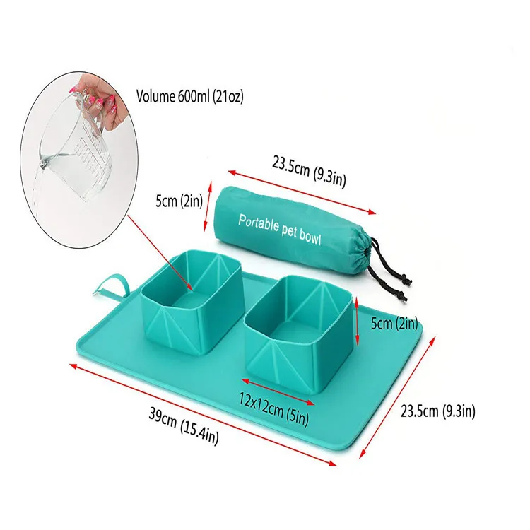 Collapsible Silicone Bowl For Pets