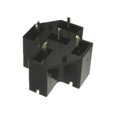 Automotive Car Auto 40A 5 Pin SPDT Relay Socket Connector Adaptor PCB Board Mount Base Holder with 6.3mm Terminals Electrical Circuitry Parts