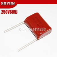 5PCS 250V685J 6.8UF CBB Pitch 25mm 250V 685J  CBB Polypropylene Film Capacitor