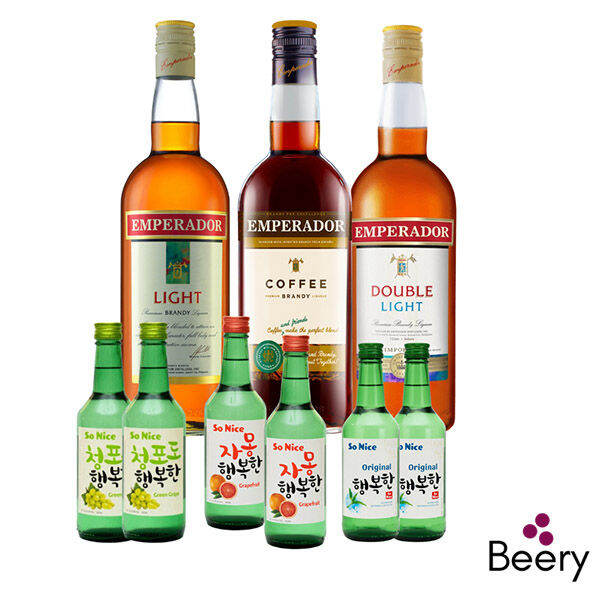 Emperador "Shots" Bundle (Brandy + Soju) Lazada PH