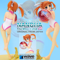 Model โมเดล ของแท้ 100% Wave Magical Girl Lyrical Nanoha The Movie 1st สาวน้อยจอมเวทย์ นาโนฮะ Nanoha Takamachi ทาคามาจิ นาโนฮะ Beach Queens 1/10 ชุดว่ายน้ำ Ver Original from Japan Figure ฟิกเกอร์ Anime อนิเมะ การ์ตูน มังงะ คอลเลกชัน manga