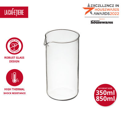 La Cafetiere Replacement Glass Jug Beaker for French Press Coffee Makers, Drip-free Glass for Hot/Cold Water, Ice Tea and Coffee Beverage for 3 cups / 6 cups แก้วบีกเกอร์