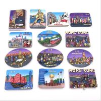 BABELEMI Country Fridge Magnets China Hongkong Fridge Magnet Sticker World Travel Souvenir Magnetic Magnet Birthday Gift