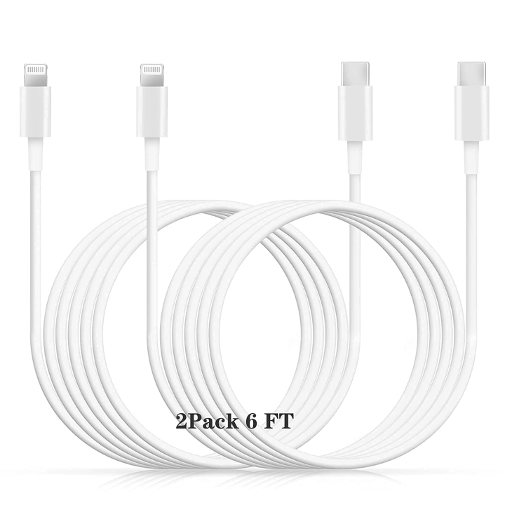 Original Apple iphone, Lightning USB C Type C Charger Cable Cord- Fast  Charging Speed Wire Cables Better Than MFi Certified Cords Chargers For 12  Pro Max 11 X 6s iPad iPod Lazada PH