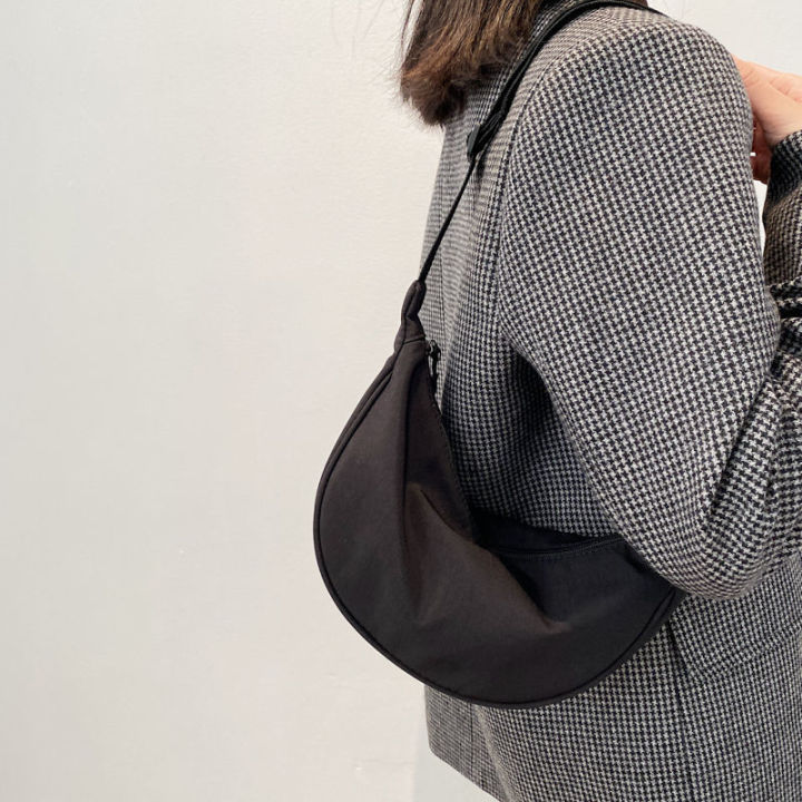 amila-กระเป๋าสะพายไหล่สำหรับผู้หญิง-กระเป๋าแมสเซนเจอร์ไนลอนกระเป๋าสะพายไหล่ขนาดเล็กน้ำหนักเบาสไตล์เรียบง่ายรุ่นใหม่