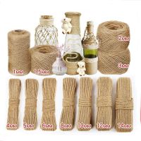 Natural Jute Rope Cord Twine Ribbon Craft DIY Wedding Jute String Thread Handmade Sewing Party Christmas Home Decortion 1mm-10mm General Craft