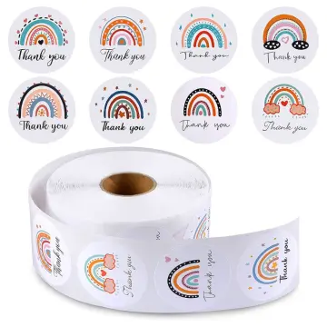 Thank You Stickers in 36 Designs, 2500 Pcs 1 Inch Thank You Stickers Labels  for Envelopes, Bubble Mailers and Gift Bags Packaging for Small Business