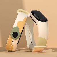 【LZ】 Strap For mi Smart Band 6 5 4 3 Bracelet Morandi Watchband Replacement Sport Wrist Color TPU Original Xiaomi Mi Band 7 strap