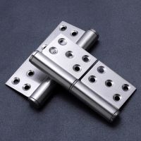 1 Set Stainless Steel Flag Hinge Aluminum Alloy Door Removable Loose Leaf Bathroom Folding Door Fire Door Flag Hinge