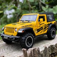 1:32 Jeeps Wrangler Rubicon 1941 Off-Road Alloy Car Diecasts amp; Toy Vehicles Car Model Sound and light Car Toys For Kids Gifts