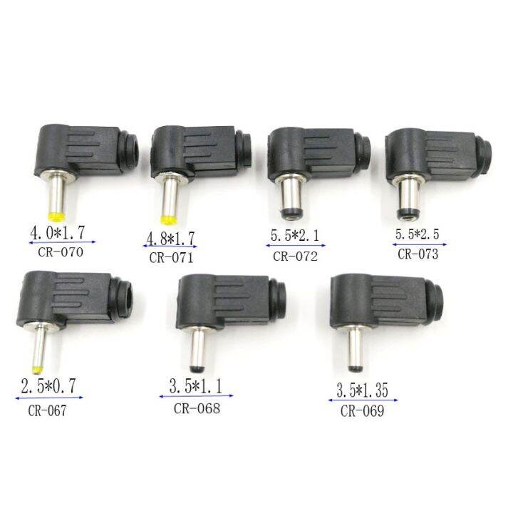 free-shipping5-5x2-5-5-5x2-1-4-8x1-7-4-0x1-7-3-5x1-35-3-5x1-1-2-5x0-7-mm-male-dc-power-plug-connector-angle-90-degree-l-shaped-wires-leads-adapters