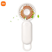 Xiaomi dropshipping usb hand-held fan portable carabiner mini small fan three-speed large wind hand-held electric fan