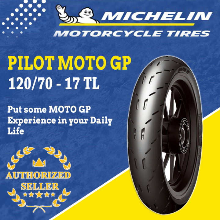 MICHELIN MOTORCYCLE TIRE PILOT MOTO GP 120/7017 Lazada PH