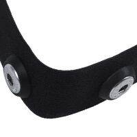 2X Chest Belt Strap for Polar Wahoo Garmin for Sports Wireless Heart Rate Monitor,Black