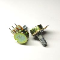 10PCS WH148 B1K B2K B5K B10K B20K B50K B100K B500K 3Pin Linear Potentiometer 15mm Shaft With Nuts And Washers