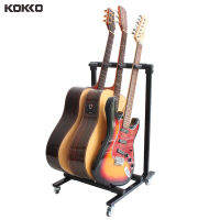 KOKKO Fl-13lขาตั้งกีต้าร์โลหะถอดได้Professional Guitar Stand With Roller