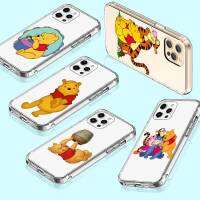 เคสโทรศัพท์ หรับ iPhone 13 14 G9 Moto 12 G8 Play Mini SE Power Max Plus Pro อ่อนนุ่ม โปร่งใส ปก T-48 Winnie the Pooh