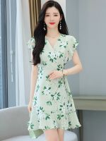 【hot】✠  2023 Floral Beach Ruffled Dresses Korean Piece Night Robe