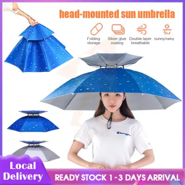 Fishing Camping Folding Windproof Sunshade Rain Gear Beach Head