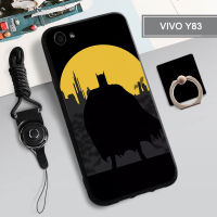 คลุมทั้งหมดเคสโทรศัพท์เคสสำหรับ VIVO แบบนุ่ม Y83ฝามีที่ถือวงแหวนโทรศัพท์2022ป้องกันการตกป้องกันรอยขีดข่วนและเชือก