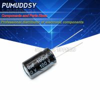 20PCS Higt quality 100V100UF 10*17mm 100V 100UF 10*17 Electrolytic capacitor WATTY Electronics