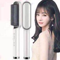 [Nai Nai comb]เครื่องหนีบผมเข้าเฝือกไฟฟ้าหวีNai Nai combจัดแต่งทรงผมตรง Curling Dual Purpose Bangs Curling Iron