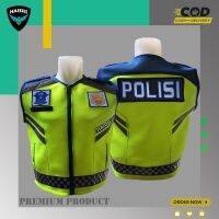 CODDian Zhen HIJAU STABILO Marking Police Vest/Vest Then/Highlighter Green Vest/Doublemesh Rompi Polisi Marka / Rompi Lantas / Rompi Hijau Stabilo / Doublemesh