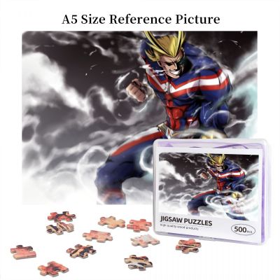 My Hero Academia All Might (2) Wooden Jigsaw Puzzle 500 Pieces Educational Toy Painting Art Decor Decompression toys 500pcs