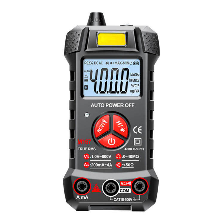 Multimeter Digital Otomatis Penuh Cerdas Instrumen Multifungsi Meteran Listrik Universal