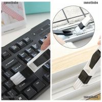 2 In 1 Polished Window Track Cleaning Brush Keyboard Nook Cranny Dust Shovel