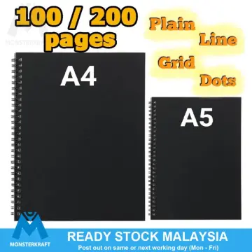 100pgs Anime A5 Notebook / Journal / Buku Nota -Blank-Line-Dot