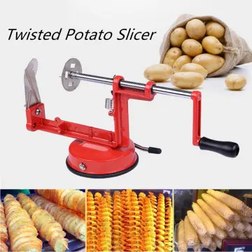 Manual Stainless Steel Sweet Potatoes Machine Potato Slicer Potato Spiral  Cutter For Kitchen Tool