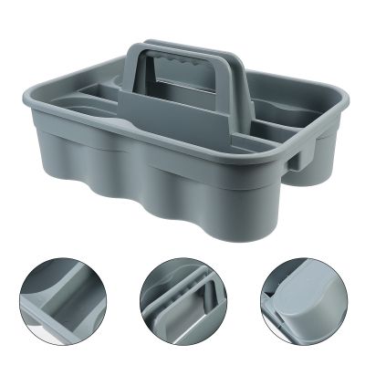 △✻◇ Cleaning Tool Basket Organizer Bucket Handle Box Supplies Storage Carry Carrier Divided Case Tote Utility Products Bin Toilet