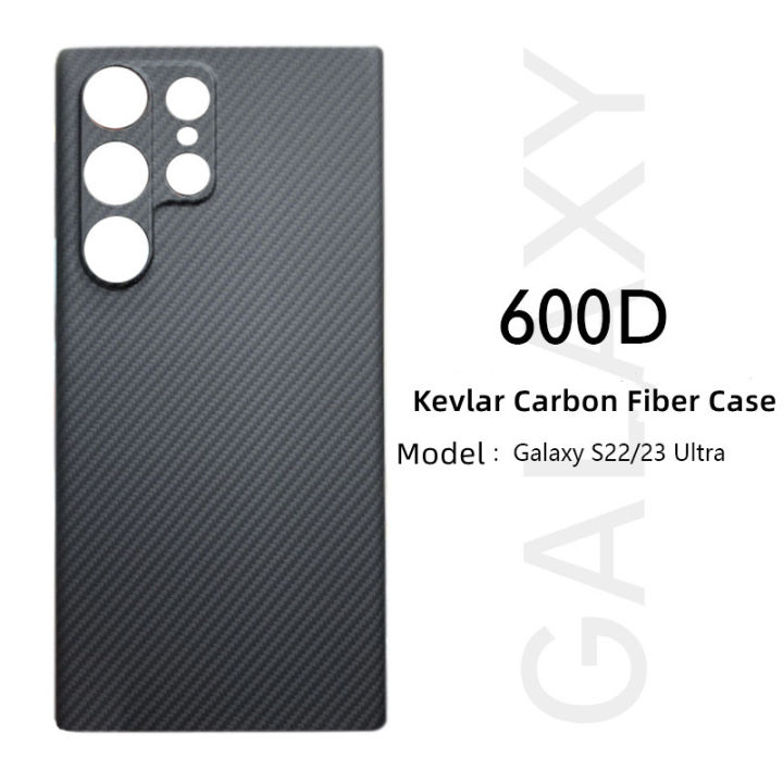 Kevlar Carbon Fiber Phone Case for Samsung Galaxy S23 Ultra/S22 Ultra ...