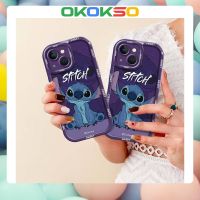 [Okso] ใหม่ เคสโทรศัพท์มือถือแบบนิ่ม กันกระแทก ลายการ์ตูน Stitch สําหรับ OPPO Reno9 Reno8 Reno7pro reno6 5