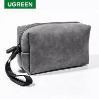 UGREEN หนังถุงเก็บสำหรับหูฟังสาย USB Organizer กระเป๋าสำหรับหูฟังชาร์จศัพท์มือถืออุปกรณ์ดิจิตอลกระเป๋า