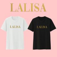 Liverpooll พร้อมส่ง LALISA  ลิซ่า โซโล่ เสื้อยืด  คอกลม สตรีท สไตล์เกาหลี Lisa Solo