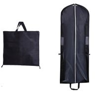 Breathable Garment Bags Bridal Gown Wedding Dresses Foldable Carrrying Storage Bag Large Long Dress Dust Cover Zipped Clear Bags Wardrobe Organisers