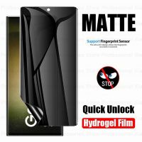 Anti Spy Hydrogel Film For Samsung S23 Ultra S22 S21 Plus Matte Privacy Screen Protector For Samsung Galaxy S22 S23Ultra Film