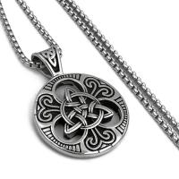 New Retro Nordic Viking Celtic Knot Symbol Pendant Mens Necklace Amulet Jewelry Gift