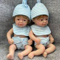 【YF】 6 Inch Solid Silicone Reborn Doll Realistic Handmade Mini Adorable Bebe Pеборн Bebê Kукла