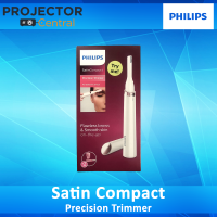 Philips SatinCompact Womens Precision Trimmer, Instant Hair Removal for Face &amp; Eyebrows, Fine Body Hair, HP6389/00 or HP6388/00