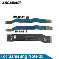 Aocarmo เหมาะสำหรับเสาอากาศรับสัญญาณ Samsung Galaxy Note 20 SM-N981B 981U Wi-Fi บอร์ดเชื่อมต่อหน้าจอ LCD ชิ้นส่วนชิ้นงอสำหรับเปลี่ยน